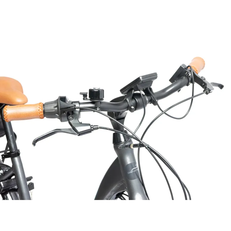 Rower Elektryczny Damski Miejski 28" SHIMANO 250 W LCD Dzień Dziadka Babci