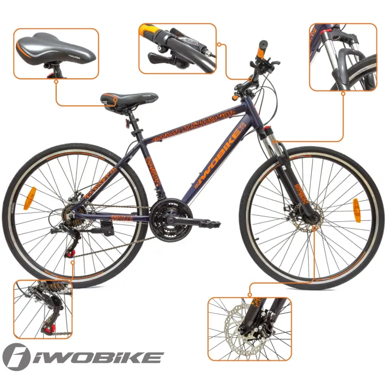 Rower Męski Crossowy 28" Aluminium SHIMANO Amortyzacja Lekki Tarcze 2025