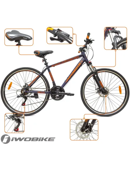 Rower Męski Crossowy 28" Aluminium SHIMANO Amortyzacja Lekki Tarcze 2025