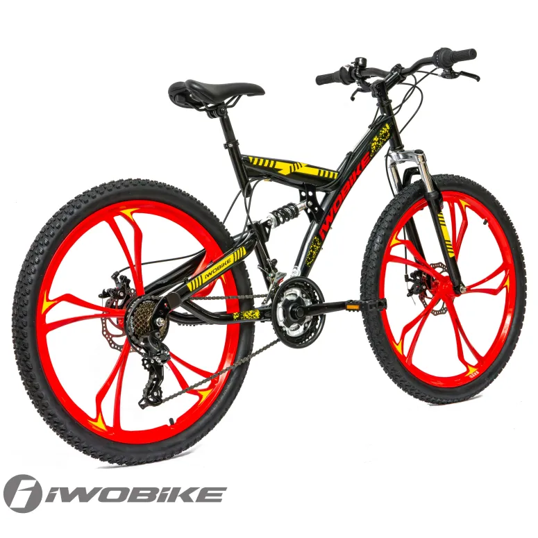 Rower Męski Damski Górski 26" IWOBIKE Felgi Shimano MTB Tarcze Full Amory