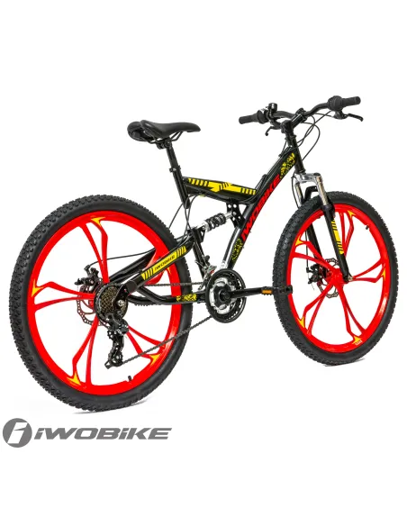 Rower Męski Damski Górski 26" IWOBIKE Felgi Shimano MTB Tarcze Full Amory