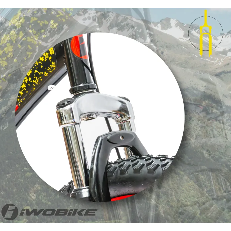 Rower Męski Damski Górski 26" IWOBIKE Felgi Shimano MTB Tarcze Full Amory