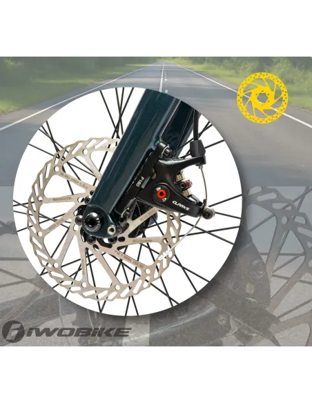 Rower Męski Gravel 28 Aluminium IWOBIKE 2025 Shimano Claris Tarcze Lekki