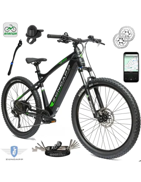 Rower Elektryczny Męski Damski Górski 27,5 MTB Deore LCD Aplikacja NFC 2025