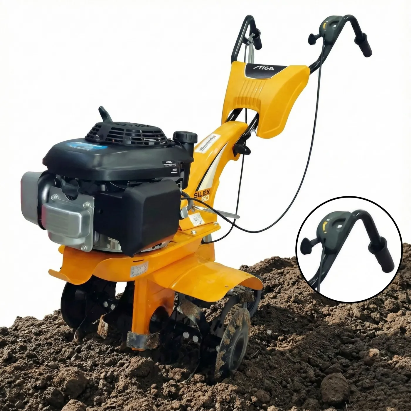 Glebogryzarka Spalinowa Stiga Silex 50-H Silnik Honda Noże 2+2 Koła