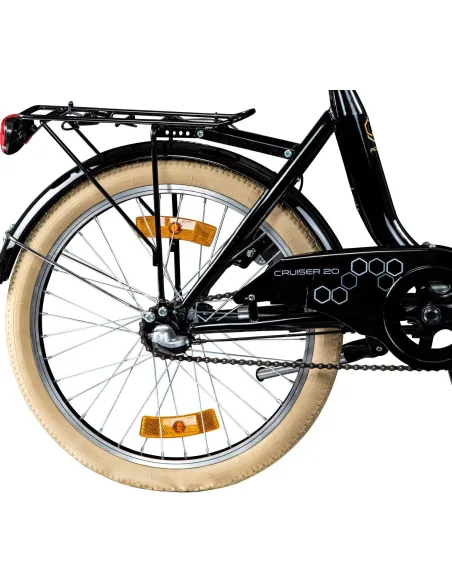 Rower Damski Męski Składany 20" SHIMANO Nexus Miejski Składak Oświetlenie