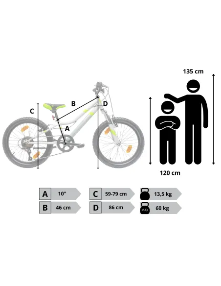 Rower Dziecięcy Chłopięcy Koła 20 Dzwonek Stopka Amortyzacja SAIGUAN 7 bieg