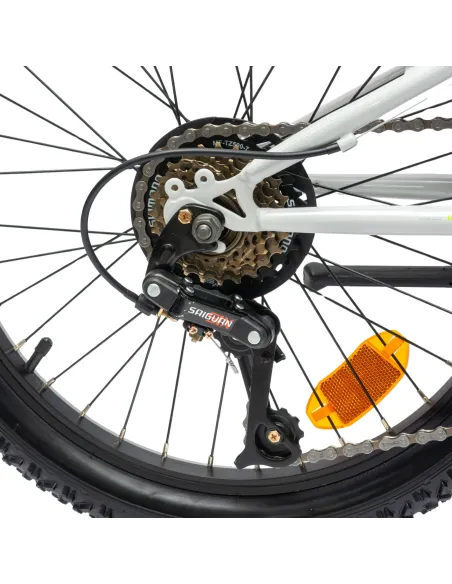 Rower Dziecięcy Chłopięcy Koła 20 Dzwonek Stopka Amortyzacja SAIGUAN 7 bieg