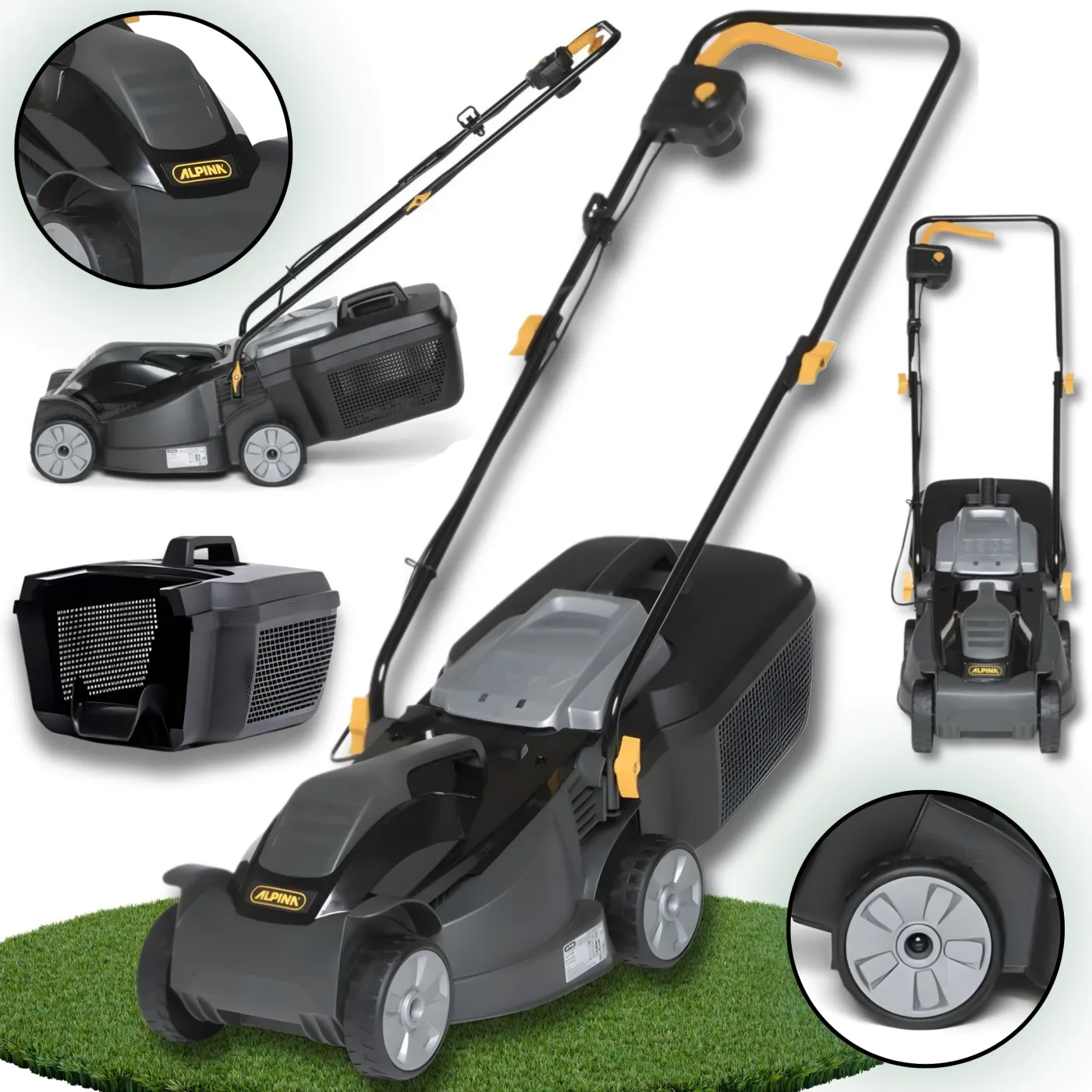 Kosiarka Elektryczna Alpina BL 320E 1000W 32cm Regulacja Wysokości