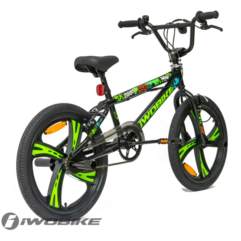 Rower Męski Damski BMX 20" Rotor 360 Pegi IWOBIKE Felgi Młodzieżowy Dzwonek