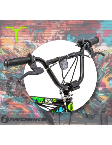 Rower Męski Damski BMX 20" Rotor 360 Pegi IWOBIKE Felgi Młodzieżowy Dzwonek