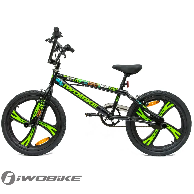 Rower Męski Damski BMX 20" Rotor 360 Pegi IWOBIKE Felgi Młodzieżowy Dzwonek