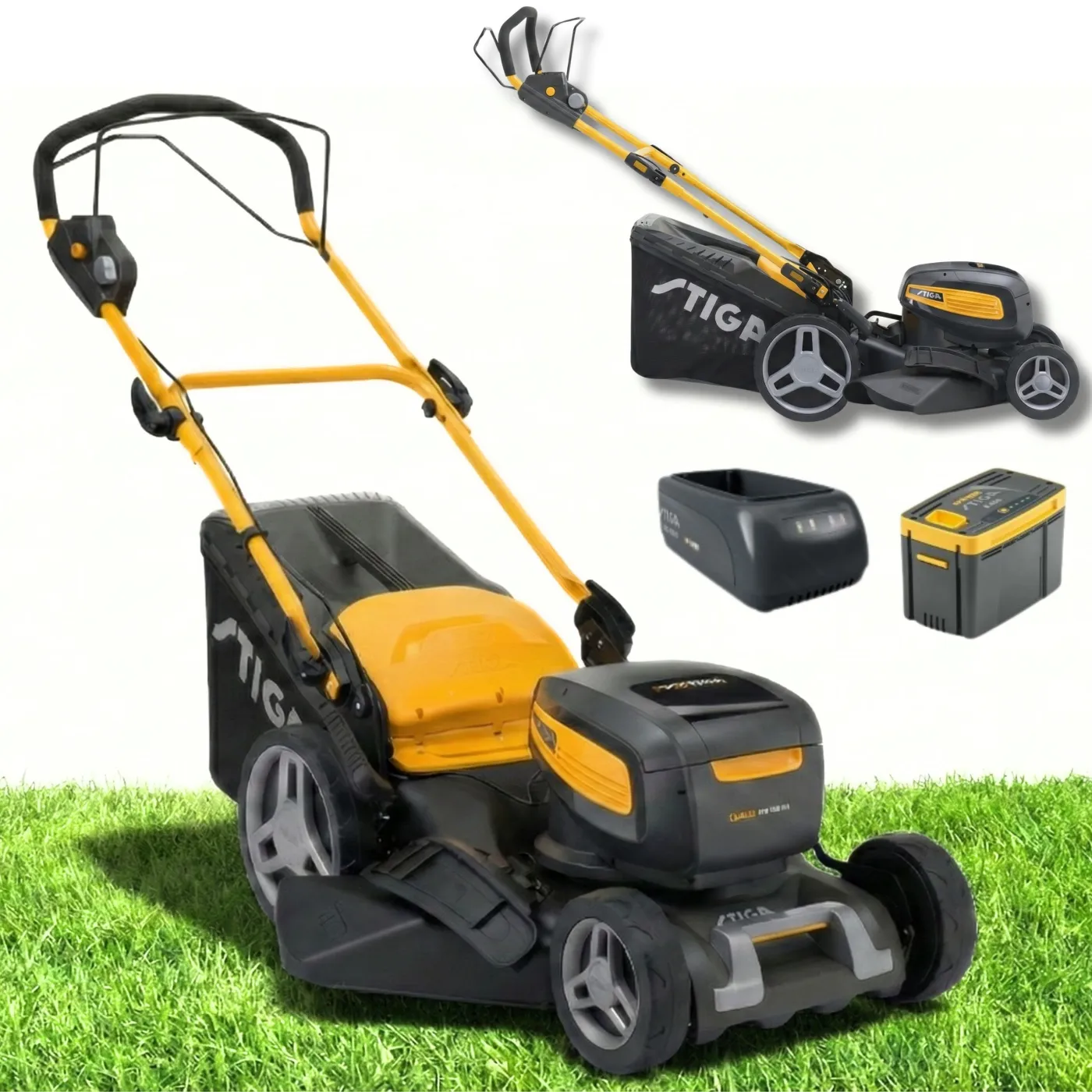 Kosiarka Akumulatorowa z Napędem Stiga CP1 480 ASQ 48V 46cm Ładowarka + Aku