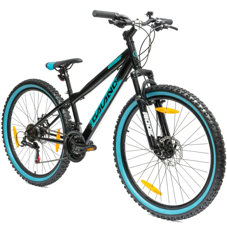 Rower Górski Młodzieżowy 26" MTB Tarcze 18 Biegów Shimano Odblaski Dzwonek