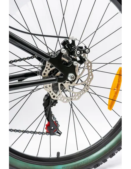 Rower Górski Młodzieżowy 26" MTB Tarcze 18 Biegów Shimano Odblaski Dzwonek