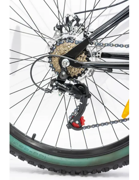 Rower Górski Młodzieżowy 26" MTB Tarcze 18 Biegów Shimano Odblaski Dzwonek