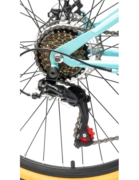 Rower Górski Młodzieżowy 26" MTB Tarcze 18 Biegów Shimano Odblaski Dzwonek