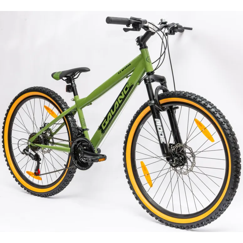 Rower Górski Młodzieżowy 26" MTB Tarcze 18 Biegów Shimano Odblaski Dzwonek