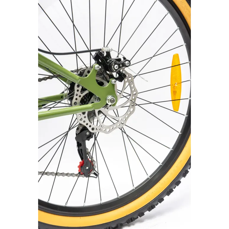 Rower Górski Młodzieżowy 26" MTB Tarcze 18 Biegów Shimano Odblaski Dzwonek