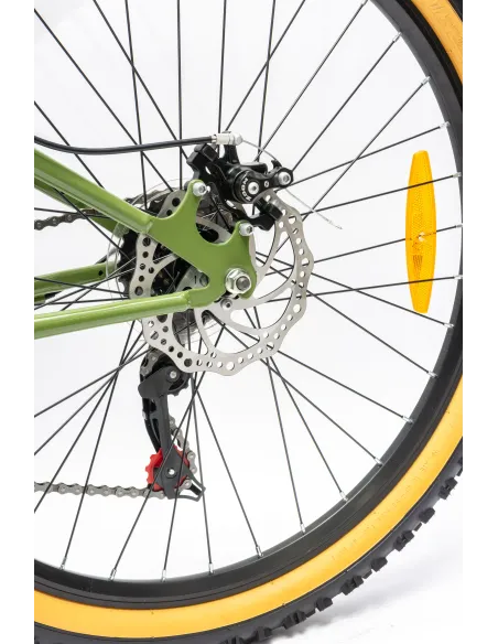 Rower Górski Młodzieżowy 26" MTB Tarcze 18 Biegów Shimano Odblaski Dzwonek