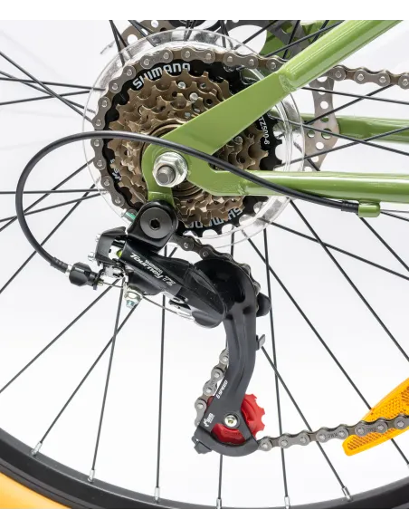 Rower Górski Młodzieżowy 26" MTB Tarcze 18 Biegów Shimano Odblaski Dzwonek