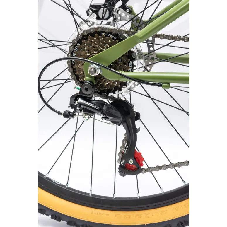 Rower Górski Młodzieżowy 26" MTB Tarcze 18 Biegów Shimano Odblaski Dzwonek