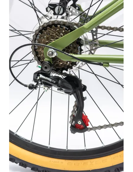 Rower Górski Młodzieżowy 26" MTB Tarcze 18 Biegów Shimano Odblaski Dzwonek