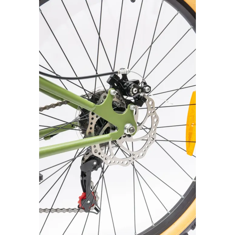 Rower Górski Młodzieżowy 26" MTB Tarcze 18 Biegów Shimano Odblaski Dzwonek