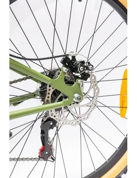 Rower Górski Młodzieżowy 26" MTB Tarcze 18 Biegów Shimano Odblaski Dzwonek