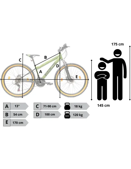 Rower Górski Młodzieżowy 26" MTB Tarcze 18 Biegów Shimano Odblaski Dzwonek