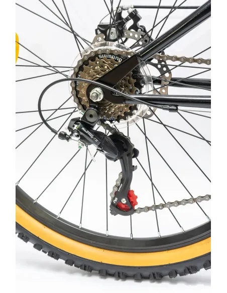 Rower Górski Młodzieżowy 26" MTB Tarcze 18 Biegów Shimano Odblaski Dzwonek