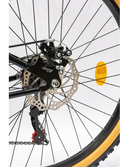 Rower Górski Młodzieżowy 26" MTB Tarcze 18 Biegów Shimano Odblaski Dzwonek