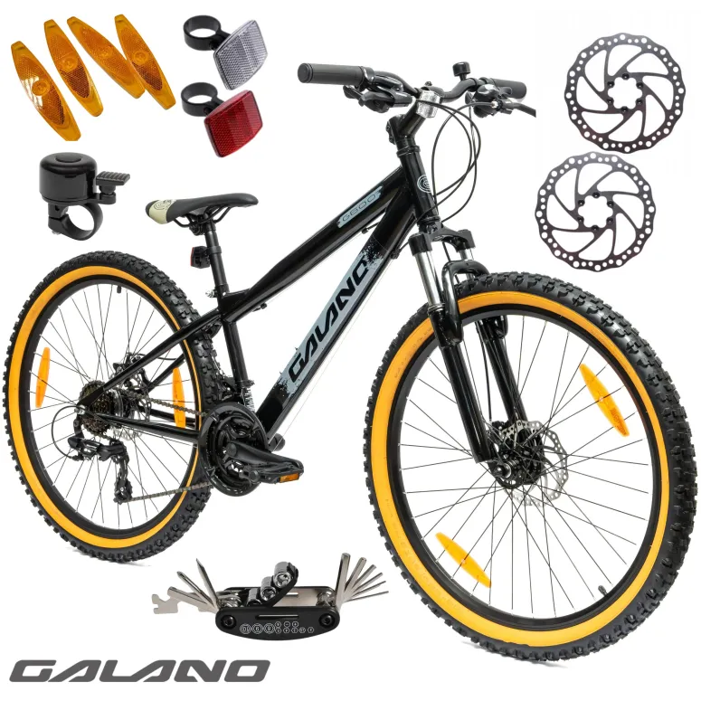 Rower Męski Damski Górski Koła 26" MTB Tarcze Amortyzacja SHIMANO