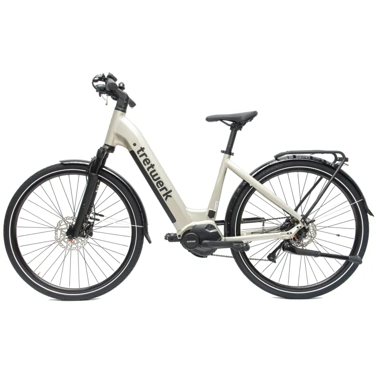 Rower Elektryczny Damski Miejski 28" SHIMANO 250 W LCD Aplikacja NFC 2025