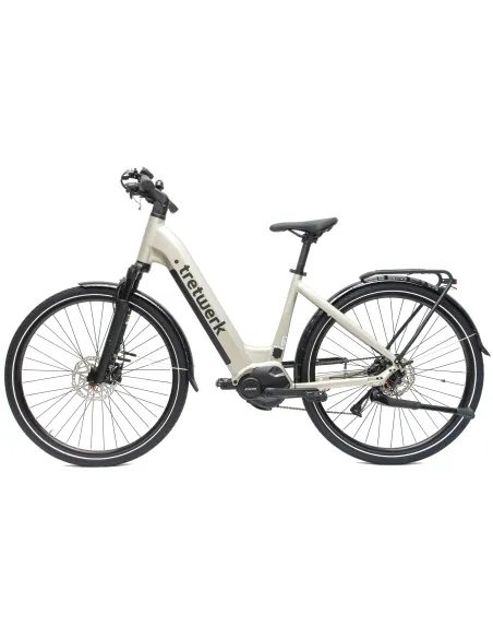 Rower Elektryczny Damski Miejski 28" SHIMANO 250 W LCD Aplikacja NFC 2025