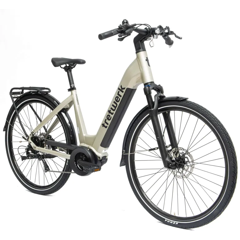 Rower Elektryczny Damski Miejski 28" SHIMANO 250 W LCD Aplikacja NFC 2025