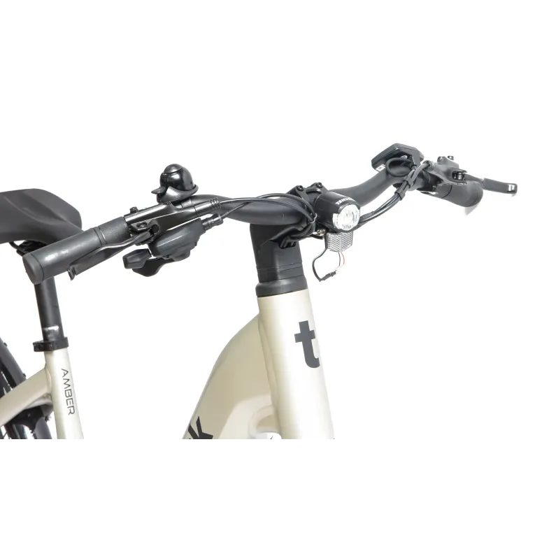 Rower Elektryczny Damski Miejski 28" SHIMANO 250 W LCD Aplikacja NFC 2025