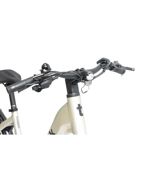 Rower Elektryczny Damski Miejski 28" SHIMANO 250 W LCD Aplikacja NFC 2025