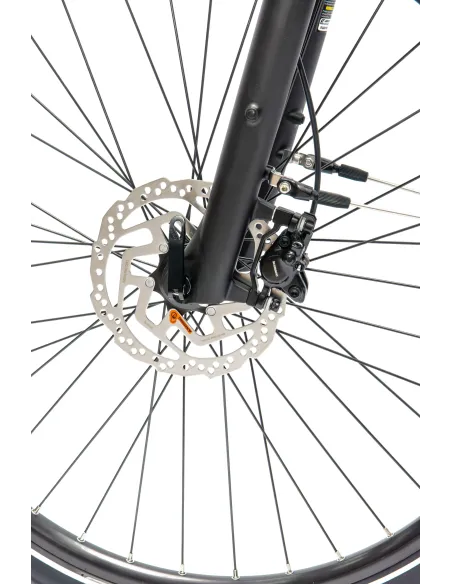 Rower Elektryczny Damski Miejski 28" SHIMANO 250 W LCD Aplikacja NFC 2025