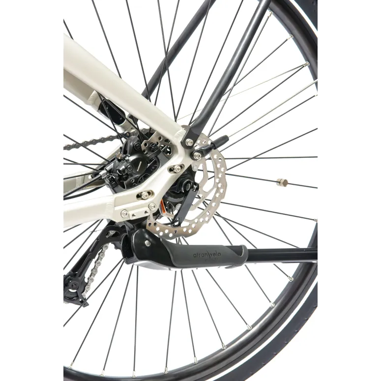 Rower Elektryczny Damski Miejski 28" SHIMANO 250 W LCD Aplikacja NFC 2025