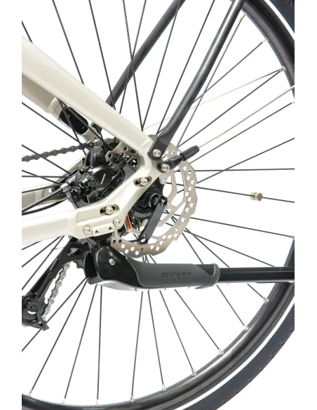 Rower Elektryczny Damski Miejski 28" SHIMANO 250 W LCD Aplikacja NFC 2025