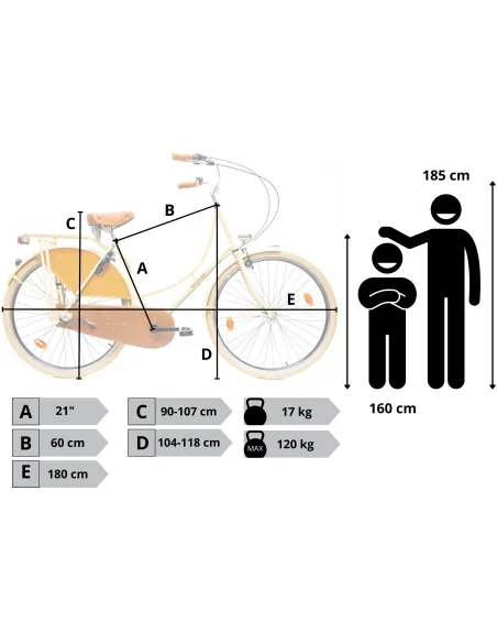 Rower Damski Miejski Koła 28" SHIMANO Nexus Oświetlenie Bagażnik Błotniki
