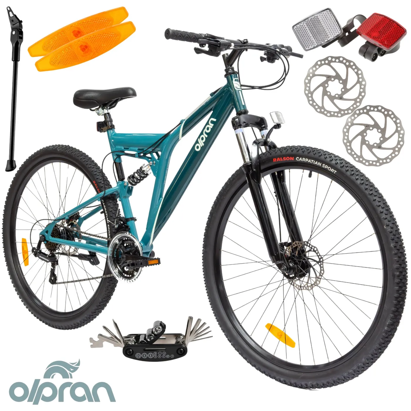 Rower Męski Damski Górski Koła 29" SHIMANO MTB Full Amortyzacja Aluminium