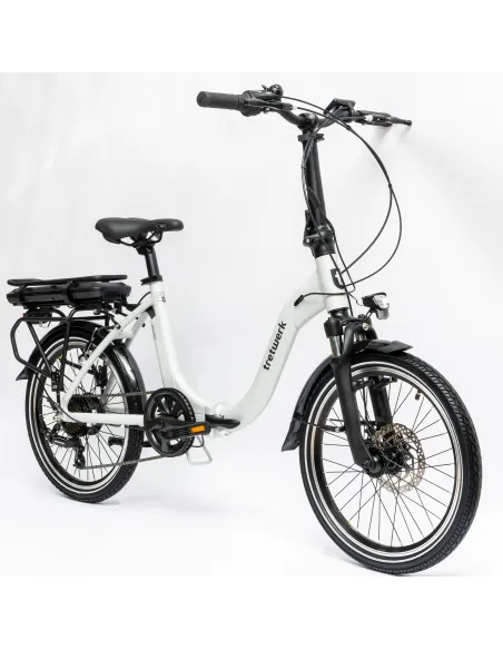 Rower Elektryczny Składany 20" Shimano Alu Amortyzacja Przód Oświetlenie