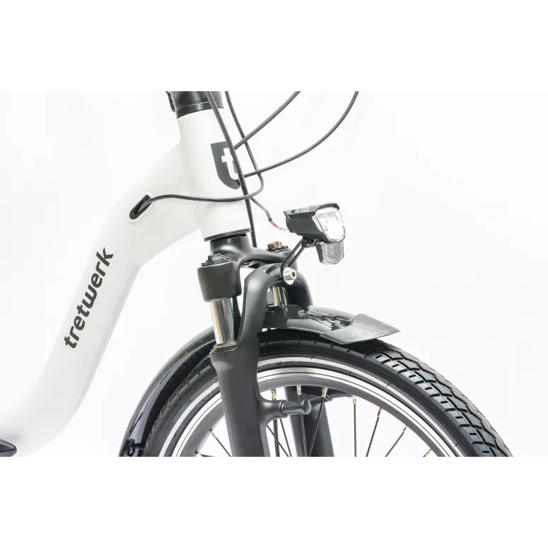 Rower Elektryczny Składany 20" Shimano Alu Amortyzacja Przód Oświetlenie