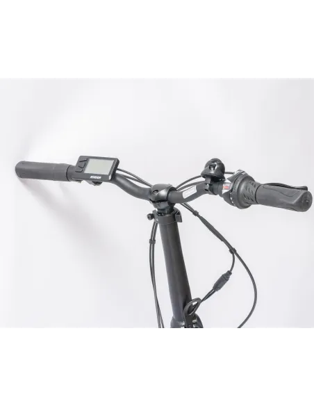 Rower Elektryczny Składany 20" Shimano Alu Amortyzacja Przód Oświetlenie