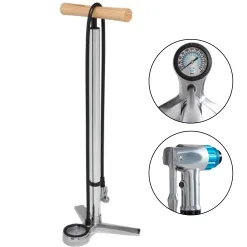 Pompka Rowerowa z Manometrem 2,5” Truflo Classictrax 240 PSI Podłogowa