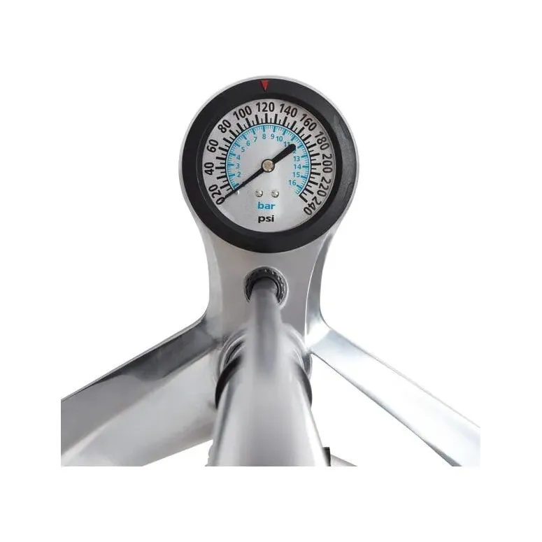 Pompka Rowerowa z Manometrem 2,5” Truflo Classictrax 240 PSI Podłogowa