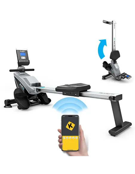 Wioślarz Magnetyczny Treningowy Bluefin Fitness BLADE 2.0 LCD APLIKACJA