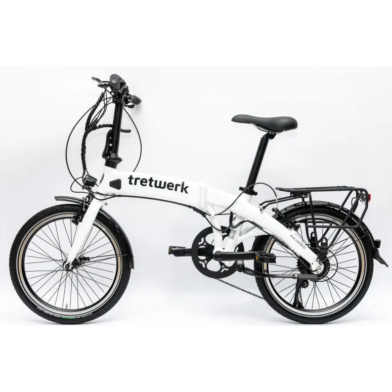 Rower Elektryczny Damski Męski Składany 20" SHIMANO LCD Składak 250 W Alu